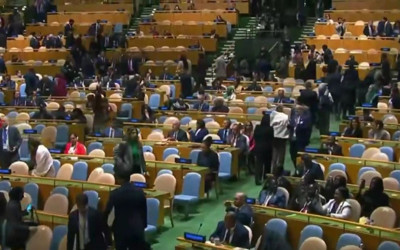 BM’de Netanyahu protestosu: Temsilciler Genel Kurul’dan ayrıldı