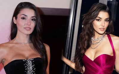 Hande Erçel’in defile tercihi! Orhan Pamuk kitaplarıyla çıktı...