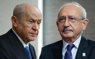 MHP Genel Başkanı Bahçeli, CHP Genel Başkanı Kılıçdaroğlu ile görüştü