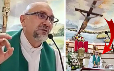 Ekvador'da rahibin feci ölümü! Ayin sırasında üzerine dev haç düştü