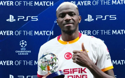 Victor Osimhen, Lille - Galatasaray maçının oyuncusu seçildi