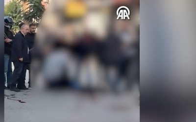 'Tavuk satma' tartışma çok korkunç bitti! İstanbul'da sokak ortasında dehşet