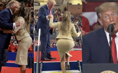 Trump'tan Nicki Minaj'a olay söz: Az önce güzel bir kıç gördüm, o kalçayı gözden kaçırmak zor