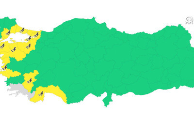 Harita alarm veriyor sarı ve turuncu kodlu uyarı! Listedeki 11 il hangisi?