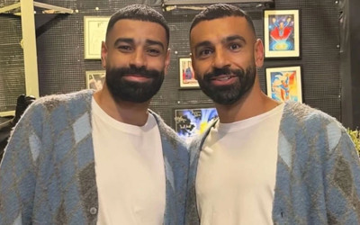 Muhammed Salah, kendisi ile benzerliğiyle meşhur olan kişi ile buluştu