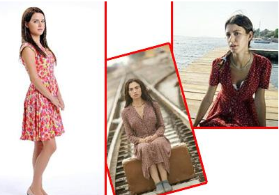 Ekranlarda basma elbise modası - Resim: 1