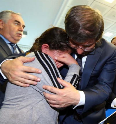 Davutoğlu o aileleri kabul etti - Resim: 2