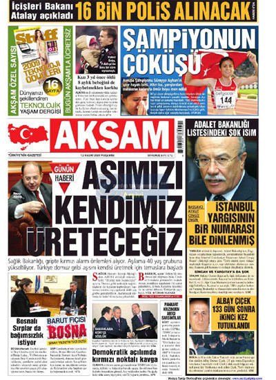 Gazetelerin albay manşetleri - Resim: 1