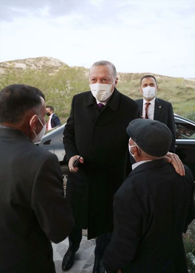 Başkan Erdoğan Dikmen ailesine misafir oldu - Resim: 1