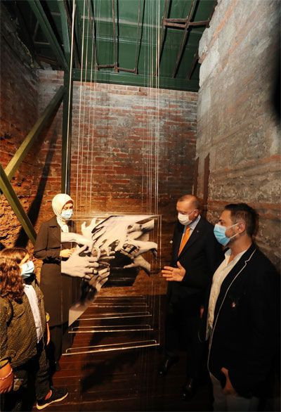 Erdoğan'dan KADEM'in sergisine ziyaret - Resim: 3