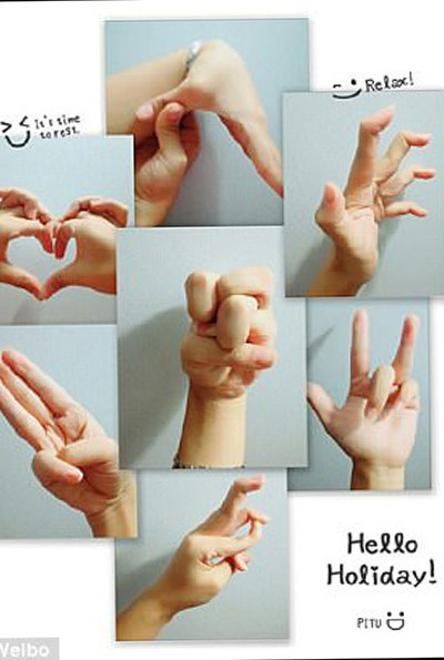 Esnekliğini göstermek isteyenlerin yeni modası parmak düğümlemek - Resim: 3