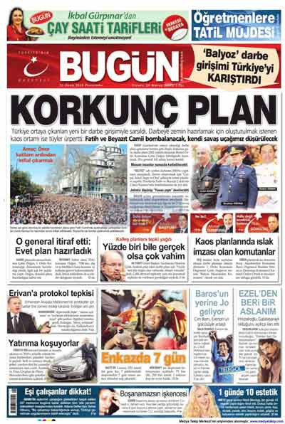 Gazeteler darbe planına ne dedi? - Resim: 3