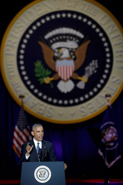 Obama veda ederken kendini tutamadı - Resim: 4