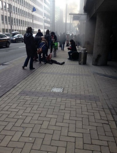 Brüksel metrosu patlama fotoğrafları istasyona dikkat! - Resim: 1