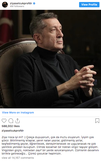 Ziya Selçuk'tan istifası sonrası dikkat çeken paylaşım! Cümlenin devamını birlikte getireceğiz - Resim: 0