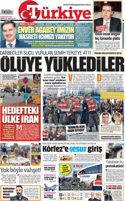 Gazete manşetleri 21 Şubat 2017 Sözcü - Star - Habertürk - Resim: 4