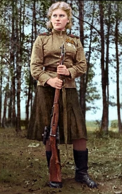 Rus kadın keskin nişancılar ortaya çıktı - Resim: 3