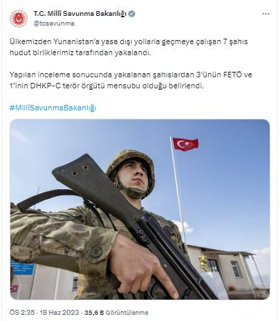 MSB duyurdu: Yunanistan'a kaçma girişimindeki 7 şahıs yakalandı - Resim: 0