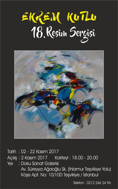 Ekrem Kutlu 18. resim sergisini Teşvikiye'de açıyor - Resim: 2