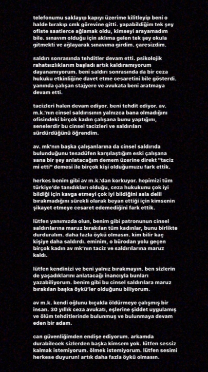 Stajyer avukattan ünlü avukat için tecavüz suçlaması! Beni evine götürdü ve... - Resim: 1