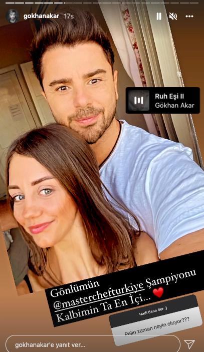 Masterhef Pelin'in sevgilisi ortaya çıktı Ruh eşim dedi paylaştı - Resim: 0