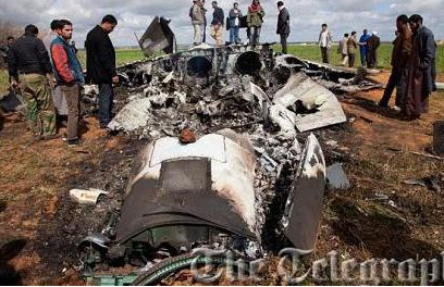 ABD'nin düşen uçağının ilk görüntüleri - Resim: 1