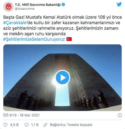 Milli Savunma Bakanlığından 'Şehitlerimize selam duruyoruz' paylaşımı - Resim: 0