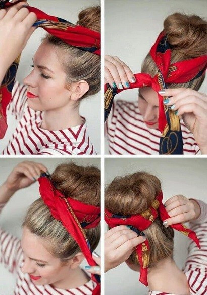 Havalı bir görünümün formülü: Saç fularları - Resim: 3