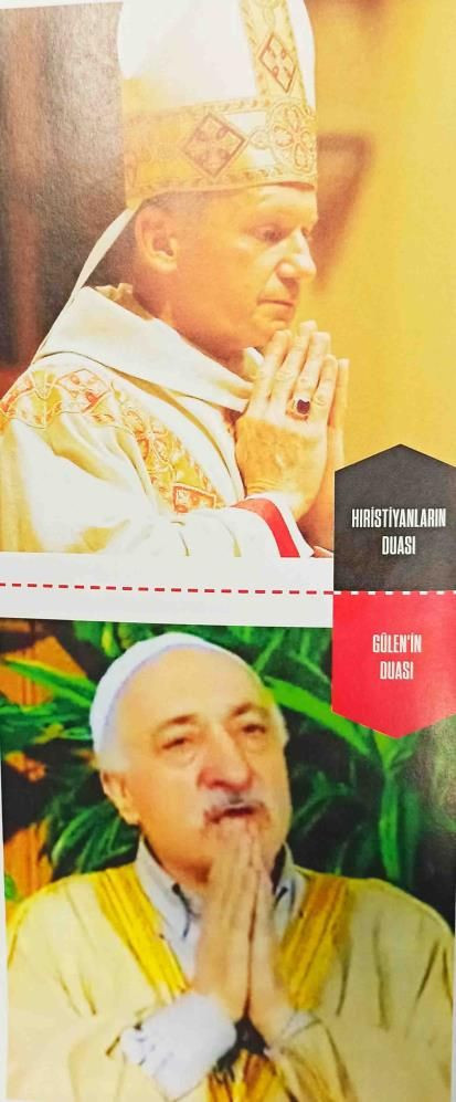 FETÖ lideri Gülen'in hareketlerinde Hristiyanlık ritüelleri! - Resim: 2