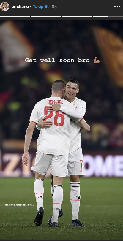 Ronaldo ve Dybala'dan Merih Demiral'a destek - Resim: 0