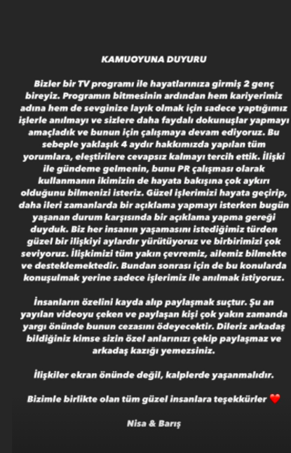 Survivor Nisa ve Barış'ın öpüşme videosu izleyen şok oldu - Resim: 1