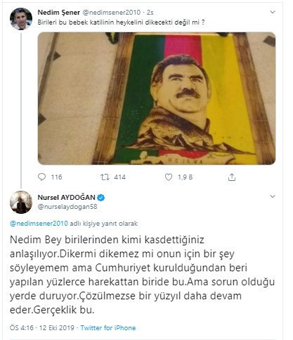 Nedim Şener'den HDP'li Nursel Aydoğan'a kapak gibi yanıt - Resim: 1
