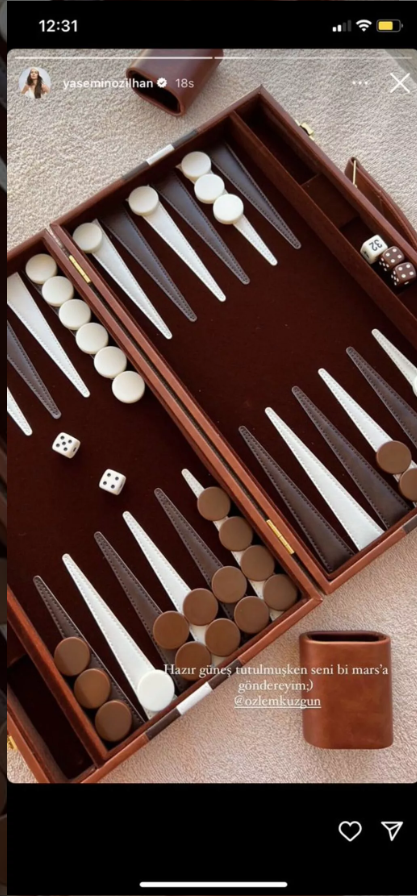 Yasemin Özilhan'ın tavla paylaşımı alay konusu oldu! 'Tavlaya bak bana fakir dedi' - Resim: 3