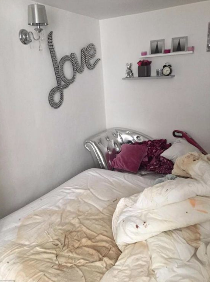 Evini kiraya verdi geri döndüğünde ise böyle buldu yatakta... - Resim: 1