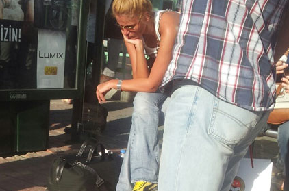 Ünlü mankenin ibretlik fotoğrafı - Resim: 1