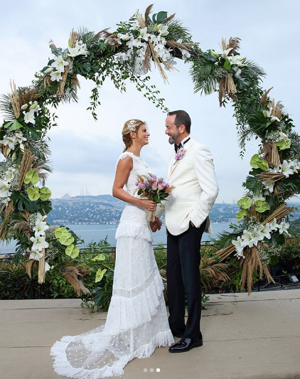 Üç yıllık aşkta mutlu son! Ece Vahapoğlu ile Cihan Alpay evlendi - Resim: 4