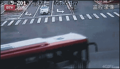 Mucize kurtuluş en çarpıcı gif kazalar - Resim: 1