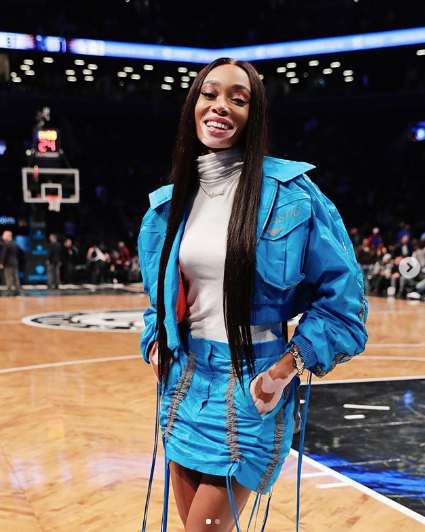 Maçı bırak Winnie Harlow'a bak! NBA'yi sallayan güzel - Resim: 1
