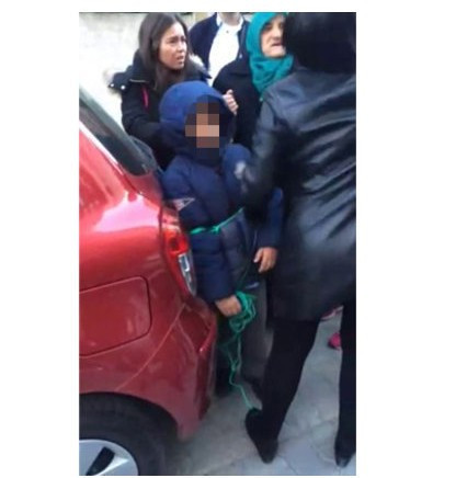 Sosyal medya bu görüntüleri konuşuyor vicdansız anne! - Resim: 1