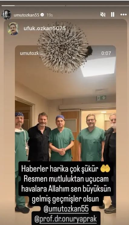 Ufuk Özkan'dan ameliyat sonrası ilk paylaşım geldi... - Resim: 2