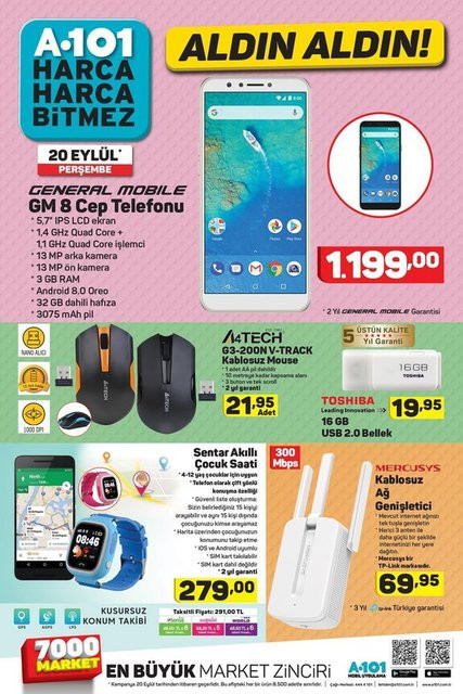 A101 aktüel 20 eylül fırsatları güncel katalog ürünleri - Resim: 2