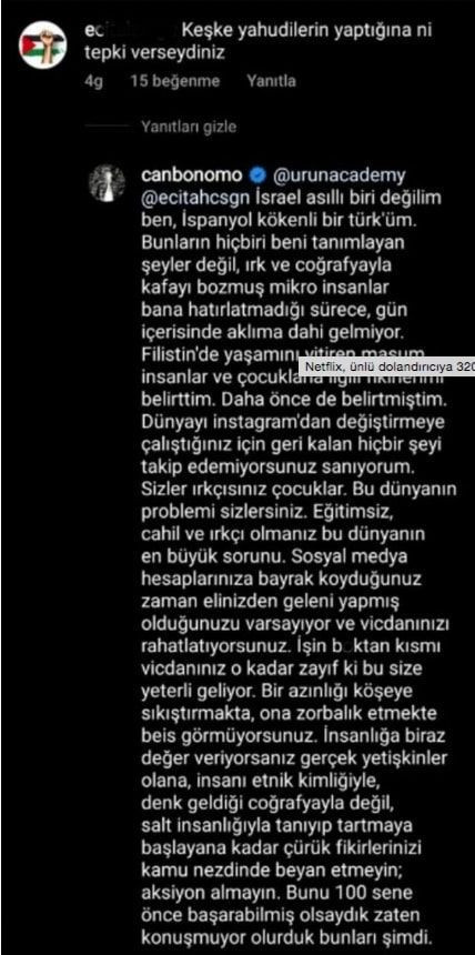 Can Bonomo İsrail-Filistin yorumuna kızdı yazdıklarıyla Twitter'ı ayağa kaldırdı - Resim: 3