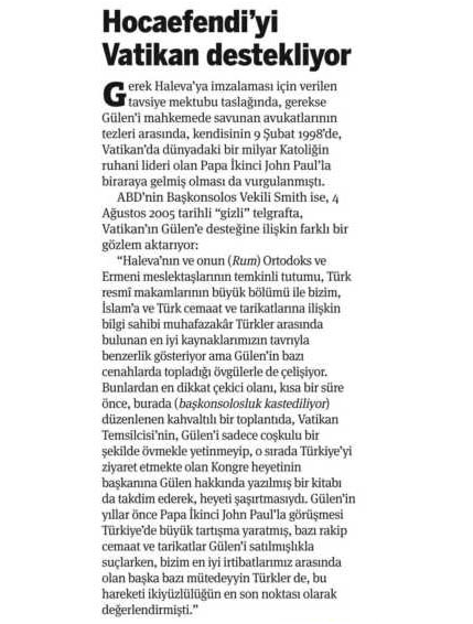 Gülen cemaatinde Wikileaks depremi - Resim: 2