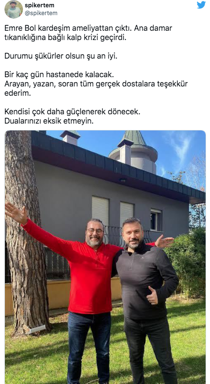 Spor yorumcusu Emre Bol kalp krizi geçirdi! Son durum nasıl ? - Resim: 0