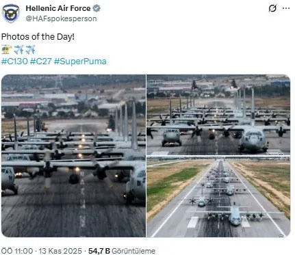 20 şehidimizin olduğu facia sonrası Yunan'dan alçak hareket: Hava Kuvvetleri C-130'ları paylaştı - Resim: 0