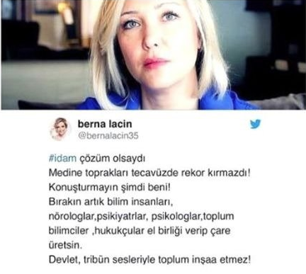 Tecavüz paylaşımı davalık olmuştu! Berna Laçin hakkında karar çıktı - Resim: 4