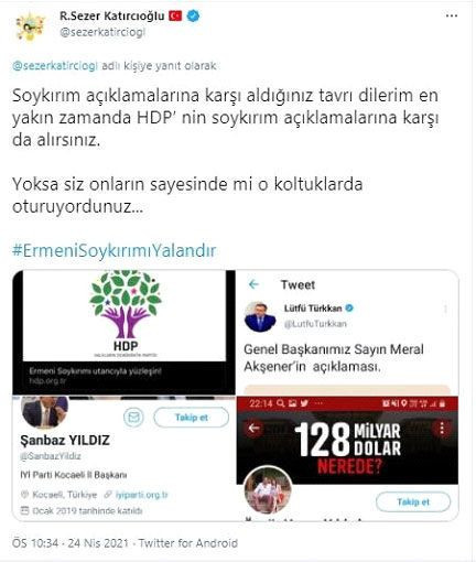 HDP'nin sözde soykırım açıklamasına tepkiler çığ gibi - Resim: 3