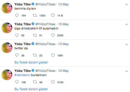Sahne ücretlerini paylaşmıştı! Yıldız Tilbe bu sefer Twitter'dan İrem Derici'ye şarkı verdi! - Resim: 2