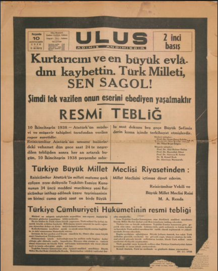 Türk ve yabancı basının ATA'ya vedası! - Resim: 3