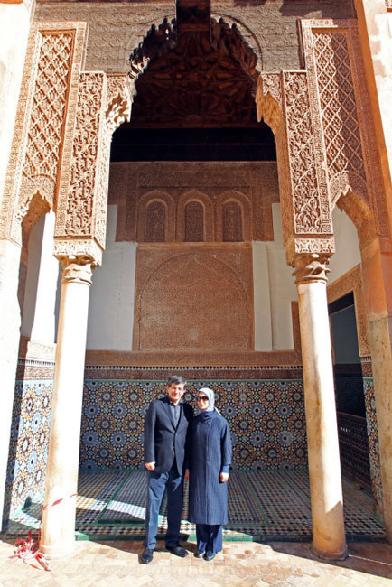 Davutoğlu'nun Fas gezisinden eğlenceli kareler - Resim: 1